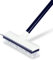 BOOMJOY Brosse à récurer Pour Sol Avec Long Manche - 127 cm - Brosse Rigide 2 en 1 - Pour Nettoyer la Salle de Bain, la terrasse, la Cuisine, Le Mur et la terrasse,Marine