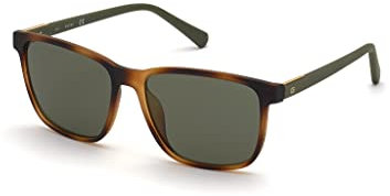 Guess GU00017 Brille, Blonde Havana, 56 Herren