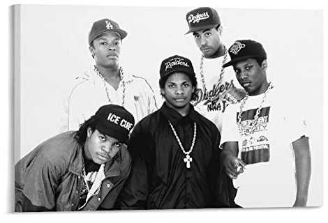 Nwa Poster Poster Cool Artworks Painting Wall Art Canvas Prints Hanging Picture Posters 12x18inch(30x45cm)
