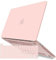 iBenzer Compatible with 2022 M2 MacBook Pro 13 Inch Case 2021 2020 M1 A2338 A2289 A2251 A2159 A1989 A1706 A1708, Hard Shell & Keyboard Cover for Mac Touch Bar, Sakura Pink,T13SKPK+1