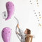 PartyDeco Geist geformter Filmballon für Halloween für Helium-Luft-schreckliches Haus