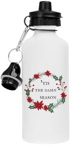 Tis Is The Damn Season Evermore Botella De Bebida Blanca Frasco De Agua De Acero Inoxidable