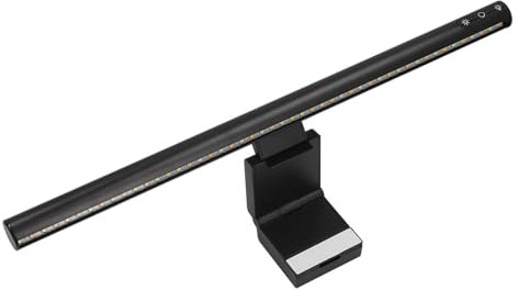 Barra de Luz de Pantalla, Lámpara de Monitor LED de Temperatura de 5 Colores con Atenuación, Reducción del Deslumbramiento Ocular y Diseño de Ahorro de Espacio, para Juegos de