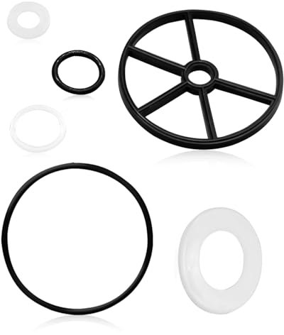 YOCDNOV 6 Stück Spinnendichtungs-Reparaturset – Abdeckung O-Ring Spinnendichtung kompatibel mit Ventilfilter-Ersatzteilen