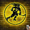 MYZQIFF Personalisierte Frauen Hockey Spieler Namensschild mit LED-Licht, benutzerdefinierte weibliche Hockey Metall Wand Kunst, kundenspezifische Hockey Neon Nachtlicht Lampe, Hockey Geschenke