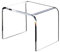 Fenteer Acryl-Beistelltisch, D-Form, Transparent, 19,5 cm x 30 cm x 22,5 cm, Klar