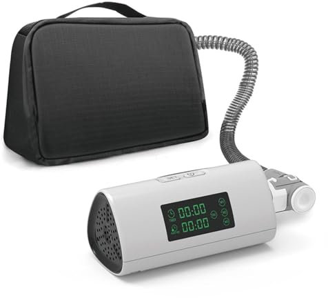 NZVZGKTNTW CPAP-Reinigungsgerät, Professioneller CPAP-Reiniger Und Desinfektionsmittel, Aufladbar, 3 Modi, Ozon-Ventilator-Sterilisator for CPAP-Gerät, Luftschlauch, Maske