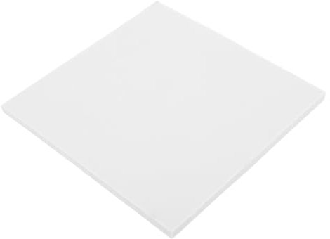 Uonlytech Carrelage en Céramique Carré à Peindre 15x15 Cm Blanc Mat pour Artistes Et Amateurs, Surface Lisse Émaillée, Tableau Décoratif DIY Peinture, Création Artistique, Présent Créatif