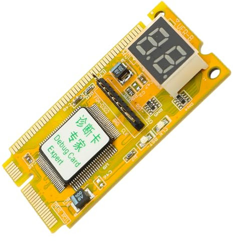 Yardenfun Computer Motherboard Testing Card Motherboard Tester Tool for Laptop Fault Detection Module Board Test