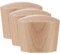 VICASKY 3Pcs Wooden Lid Knobs for Pot Pan Lid Replacement Heat Resistant Kitchen Accessory Comfortable Grip Smooth Finish Beech Design