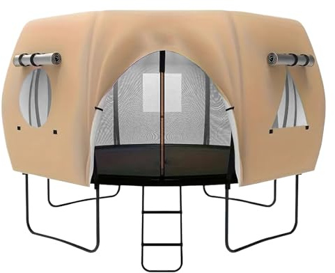 Sonnensegel für Trampolin, Sonnenvlies für den Garten, Sonnenschutz, für den Außenbereich, 4,2 m, für Spiele