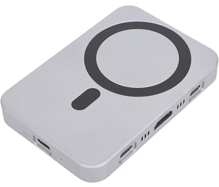 Jectse M.2 NVME SSD -Gehäuse, 8 in 1 Typ -C -Hub mit 10 Gbit / S Hochgeschwindigkeitstransfer, 100W Stromversorgung, 4K 60 Hz Videoausgabe, 8 TB Erweiterbarer Speicherspeicher
