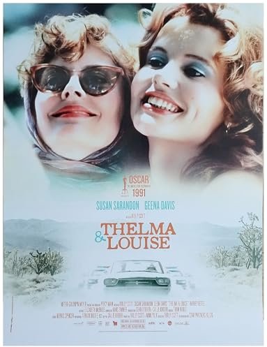 Thema et Louise Kinoposter, Original, kleines Format (53 x 40 cm, Rolle), Film 1991, Federung Geena Davis Susan Sarandon