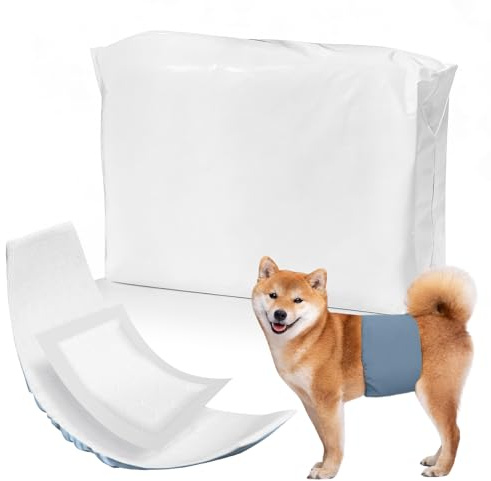 Dog Diaper Liners (Regular 200 Count) Absorbent and Super Soft Dog Diaper Booster Pads for Female Dog Diapers or Male Dog Belly Bands