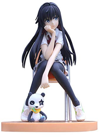 HYMAN Figure Model 15 Cm PVC Immovable PVC Girl Anime Figure Collectible Model Garage Kit for Anime Figure Fans - with Chair
