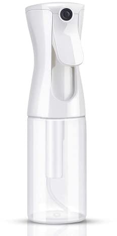 Spray Bottle Salon Pulvérisateur de Coiffure, Bouteille de Brumisateur d'eau, Flacon Spray Vide, Vaporisateur Brumisateur Cheveux, Hairstyling de Coiffeur Pulvérisateur D'eau Vide,160ML - Transparent