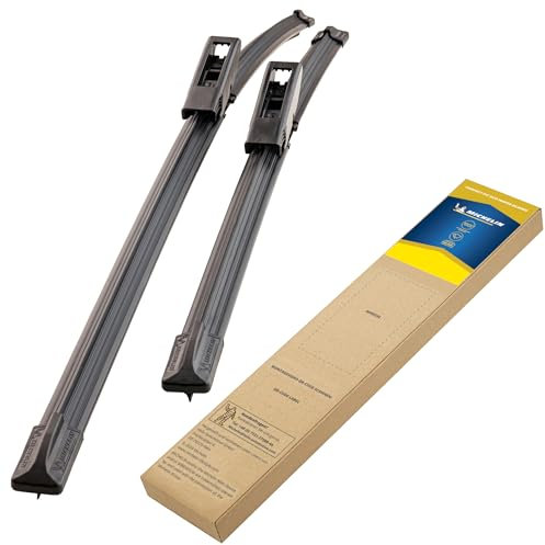MICHELIN Perfect Fit 225 Scheibenwischer Set Front | Citroen C3 | 650/400mm | Gelenkfreie Wischerblätter Vorne | Perfekte Passform, Geräuscharm | Nachhaltige Verpackung
