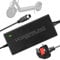 VORSPRUNG® Rapid Electric Scooter Charger with LED Charging Indicator, Suitable for Xiaomi M365, Pro, Pro 2, Essentials, 1S,Ninebot Segway,Aovo,Es1 Es2 Es4 E22e E25e E45e and more.. (1 Pin to UK Plug)