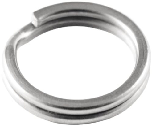 BKK Splitringe für Einzelhaken & Drillinge an Kunstködern zum Spinnfischen Split Ring, Größe/Durchmesser/Tragkraft/Inhalt:Gr. 4/7.0mm / 20kg / 18 Stück