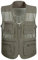 Gilet Pesca Uomo Gilet Multitasche per Reporter/Fotografi Giacca Leggera senza Maniche Esterno ad Asciugatura Rapida Giubbotto Smanicato da Lavoro Gilet Sportivo con Cerniera per Campeggio, Caccia