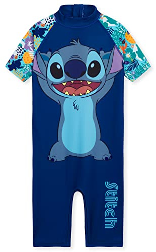 Disney Girls One Piece Swimming Costume, Full Kids Swimsuit - Girls Gifts