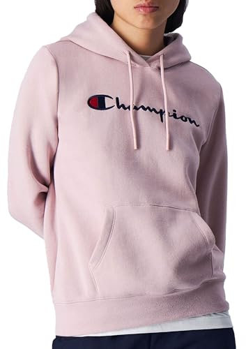 Champion Damen Legacy American Classics W-Light Powerblend Fleece Kapuzenpullover, Rosa, L