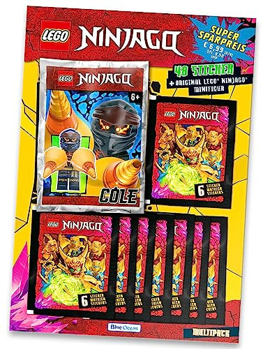Blue Ocean Lego Ninjago Sticker - Crystalized 2023 - Sammelsticker - 1 Multipack
