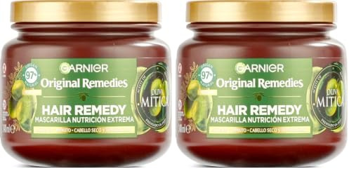 ORIGINAL mythische Oliven Maske 320 ml REMEDIES (Packung mit 2)
