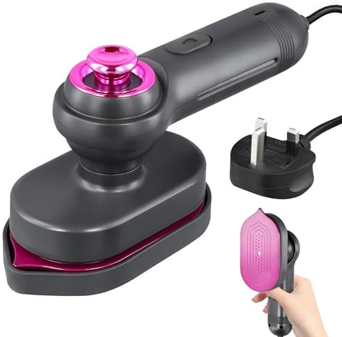 2023 Mini Steam Iron,90° Rotatable Travel Iron,Travel Steamer with 20s Fast Heating,4 in 1 Steamer Clothing with Dry & Wet Ironing,Steam Iron Handheld for Flat Ironing, Hanging Ironing