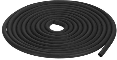 QUARKZMAN Nastro Tenuta Gomma Espansa, Diametro 6mm (15/64) Lunghezza 9 Metri (29.53 Piedi) Gomma Epdm Rotonda per Guarnizioni Fai-Da-Te, Magazzino, Tappetini, Tubi Schiuma, Artigianato