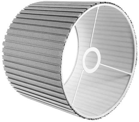 ABOOFAN Grauer Aus Leinen Für Nachttisch Stehleuchten Leichter Ersatz Mit Einfacher Montage Dekorativ Und Schützend Für Schlafzimmer Wohnzimmer Und Büro