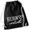 Huuraa Turnbeutel Bochum verliebt Geschenk Rucksack Black 12 Liter Baumwolle Bochum Geschenkidee
