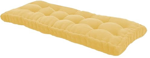 Sitzkissen Dickes Bankkissen in Sondergröße, langes Sofakissen, Bodenkissen, 2-/3-Sitzer-Sitzmatratze, rechteckiges Sitzkissen für Bankmöbel, Bank (grün)