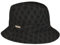 Seeberger Twotone Bucket Regenhut Stoffhut Damenhut Fischerhut (One Size - schwarz)