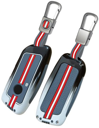 Yamlten Zinklegierung Autoschlüssel Hülle Kompatibel mit BMW, Schlüsselhülle Case per 2/3/5/7er X1 X4 X5 X6 X7 XM i7 iX i4 2023-2024, BMW Schlüsselhülle