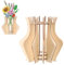Vase für Lego Blumen,Lego Vase für Lego Blumenstrauß,Holzpuzzle Blumenvase für Lego Blumenstrauß Baukasten,Kann Zur Aufbewahrung Lego Rosen,Kirschblüten - Geschenk Für Lego Blumenliebhaber
