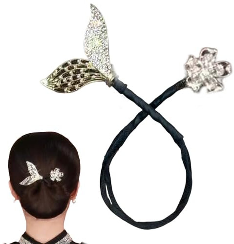 Haarknotenmacher Mädchen - Donut Hair Bun Maker Lange Haare Flexibles Donut Brötchen wie französische Dutt oder elegante 0518