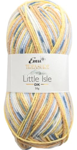 Emu Treasure Little Isle DK Fair Isle Effect Yarn 50g 165m, Scourie - 004