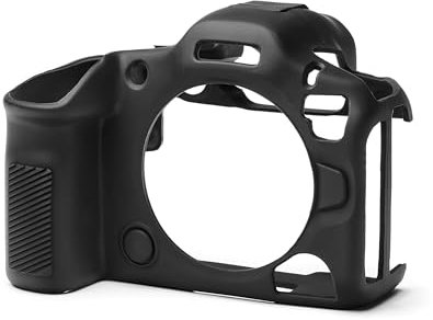easyCover - Silikon Kameratasche - Schutz für Ihre Kamera - Canon R5 Mark II - Schwarz