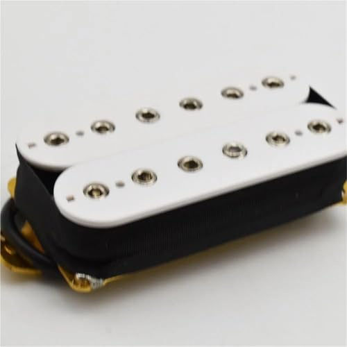 Elektrischer Pickup E-Gitarre 12 Schrauben Sechseckiger Doppelspulen-Tonabnehmer 6-saitiger Gitarrenspulen-Split-Tonabnehmer-Ausgang(M)