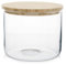 H&h biscottiera in borosilicato con tappo bamb lt 2,2