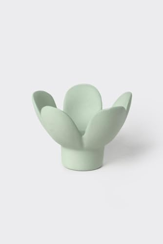 Räder Kerzenhalter Blume grün