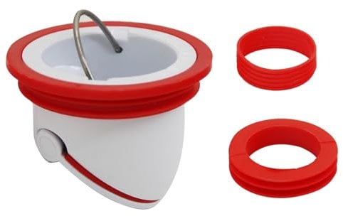Válvula antiolores desagüe Plato Ducha para Suelo sifón Anti olores para baño Lavabo Lavadora Drenaje Filtro plastico antirretorno magnético Interruptor bañera tapón antiinsectos (40-48mm)
