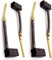 OEM Part 445861-03 445861-25 Replacement Carbon Brush Set for DeWalt DW402 DW421 DW887, Motor Brushes Compatible with DeWalt & Decker/Porter Cable, 4PCS