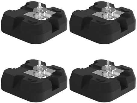 Basis für Kondensator, Basis für Klimaanlage, vibrationshemmendes Kissen, robuste Halterung, 4 Stück, für den Außenbereich