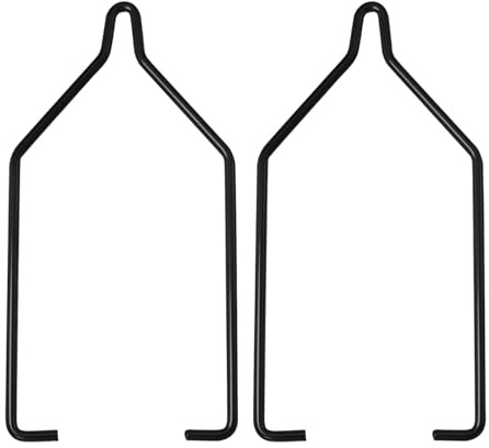 Reptilien-Lampenhalter, Metall-Lampenschirmhalter für Terrarien, Wärmelampenhalterung, 10 x 5,5 cm, 2 Stück