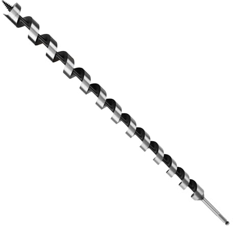MOXPIFY 24mm Wood Auger Drill Bits 600mm Long, Timber Drill Bits | Hex Shank, Extra Long Wood Drill Bits For Woodworking (24mm x 600mm)