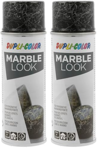 DUPLI-COLOR 634796 MARBLE LOOK Argento 200 ml (Confezione da 2)