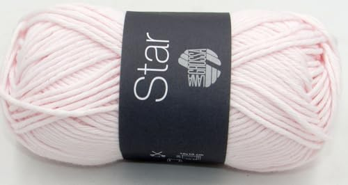 LANA GROSSA Star | Topflappen-Baumwolle | Handstrickgarn aus 100% Baumwolle | 50g Wolle zum Stricken & Häkeln | 90m Garn FB 127