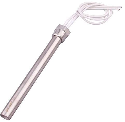 DERNORD Immersion Cartridge Heater 240V 1500W Hot Rod Heating Element Replacement 3/4 Inch Thread